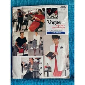 Vogue sewing pattern 2023 suit blazer skirt dress pants